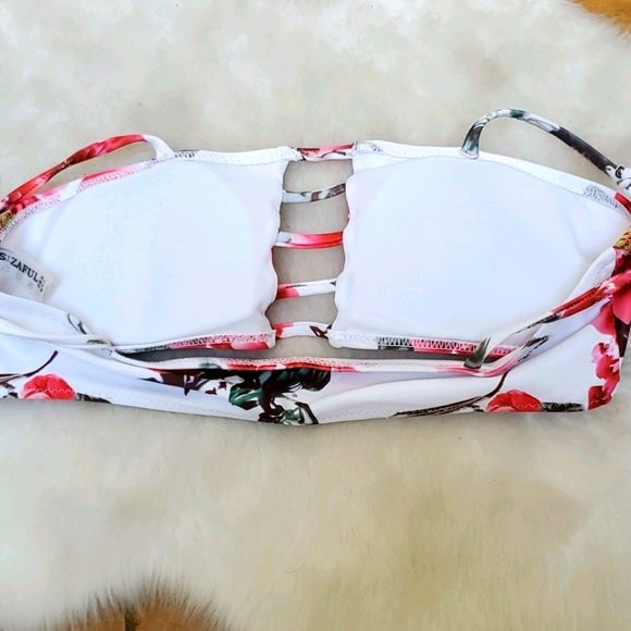 Zaful Size 4 Peony String Bikini Top - Picture 5 of 6